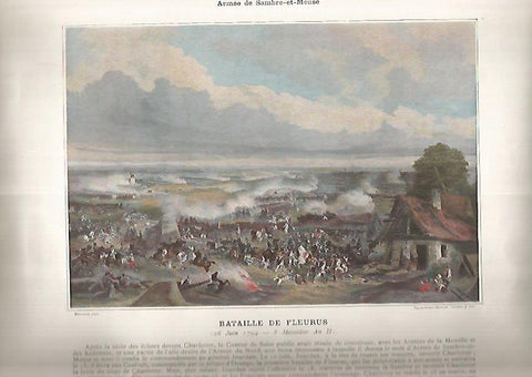 LAMINA 13181: Bataille de Fleurus