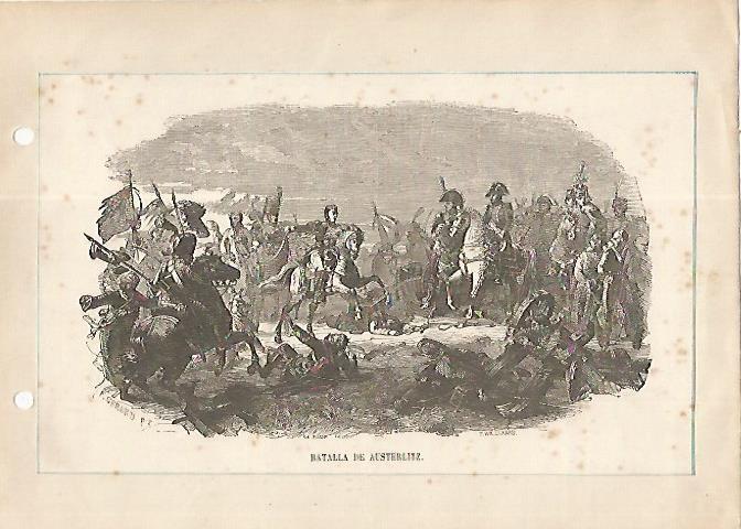 LAMINA 13168: Batalla de Austerlitz