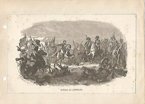 LAMINA 13168: Batalla de Austerlitz
