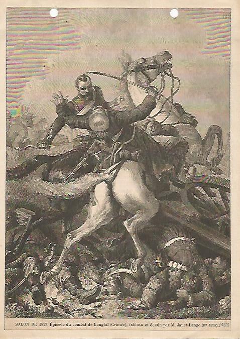 LAMINA 13166: Batalla de Konghil, pr M. Janet-Lange