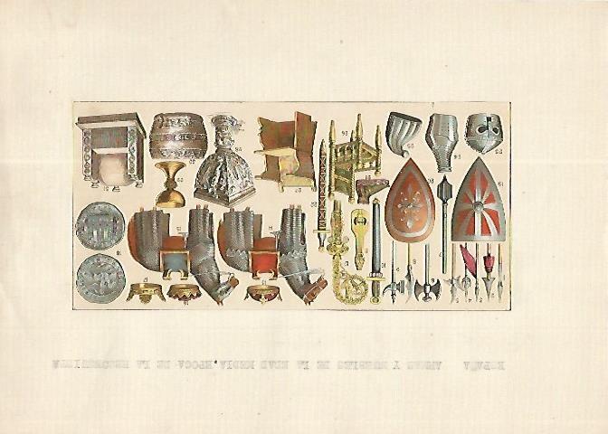 LAMINA 13158: Armas y muebles de la Edad Media