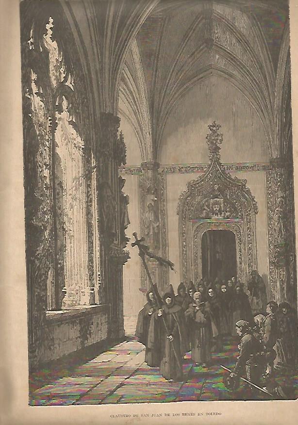 LAMINA 13208: Claustro de San Juan de los Reyes en Toledo