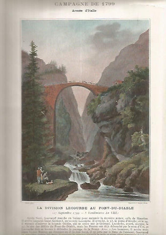 LAMINA 13196: La Division Lecourbe au Pont-du- Diable
