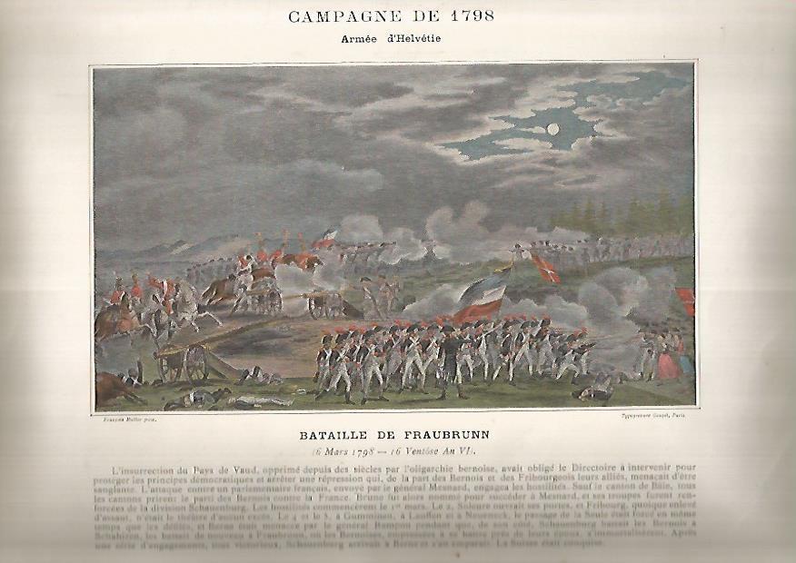 LAMINA 13194: Bataille de Fraubrunn