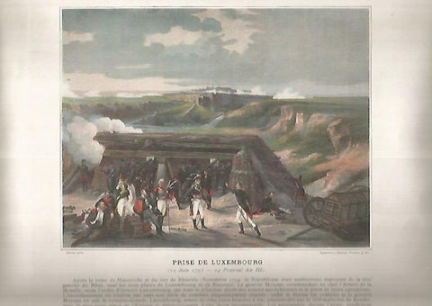 LAMINA 13185: Prise de Luxembourg