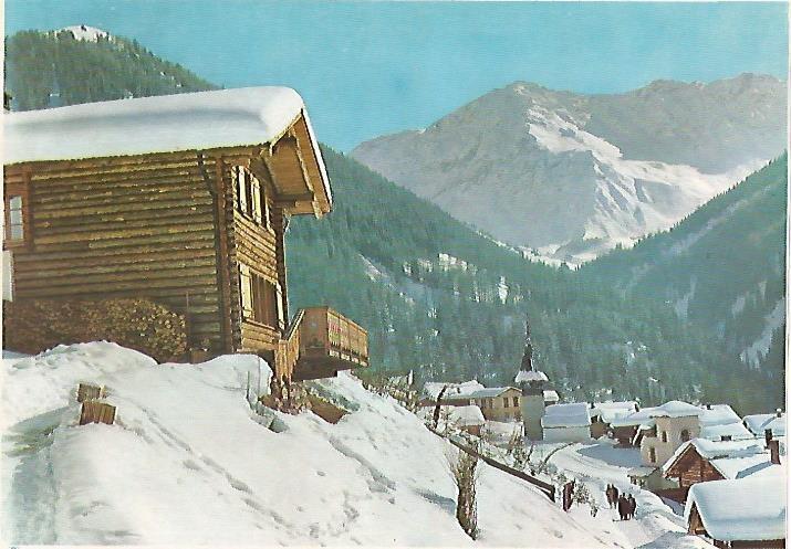 LAMINA 13131: Pueblo nevado