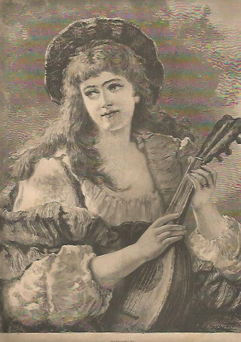 LAMINA 13283: Mandolinata