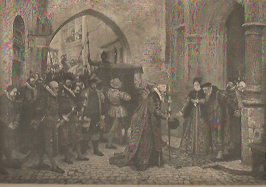 LAMINA 13282: Los jueces de Amberes , por Van der Uderaa