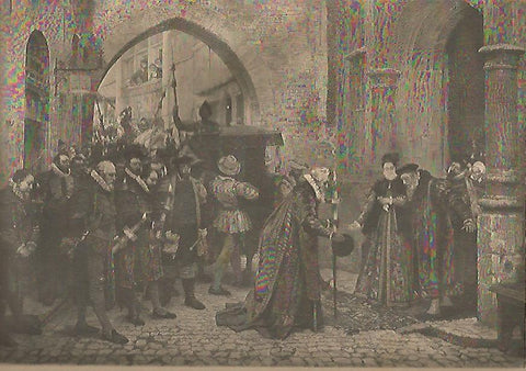 LAMINA 13282: Los jueces de Amberes , por Van der Uderaa