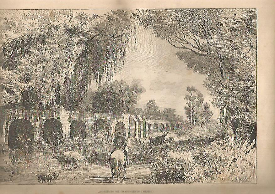 LAMINA 13328: Acueducto de Chapultepec, Mexico