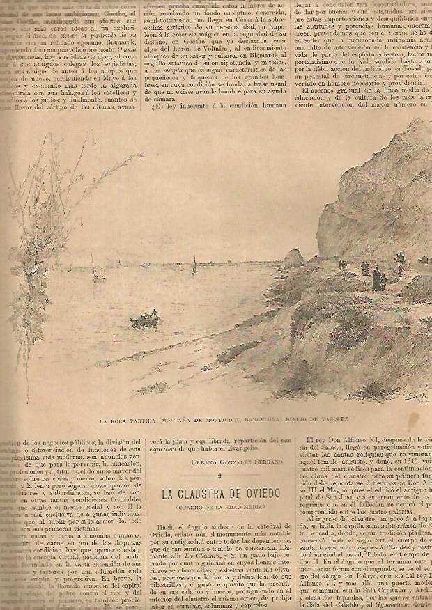 LAMINA 13306: La roca partida en Montjuic, Barcelona