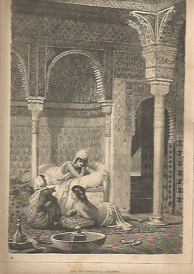 LAMINA 13235: Sala de camas en la Alhambra