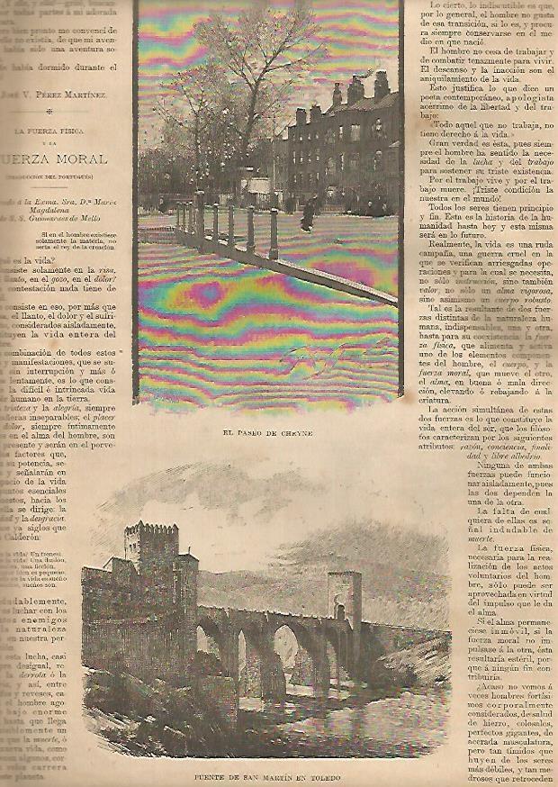 LAMINA 13261: El paseo de Cheyne y Puente de San Martin en Toledo