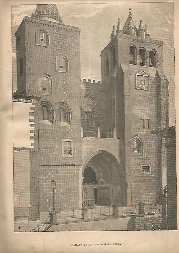 LAMINA 13247: Fachada de la Catedral de Evora