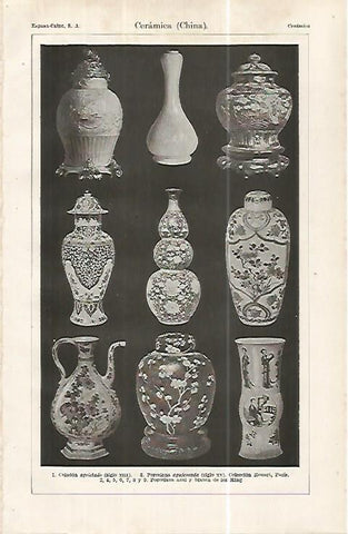 LAMINA ESPASA 32507: Ceramica de China