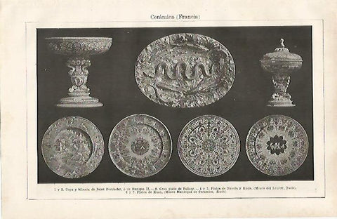 LAMINA ESPASA 32504: Ceramica de Francia