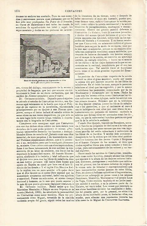 LAMINA ESPASA 32539: Casa del alcalde Medrano en Argamasilla de Alba