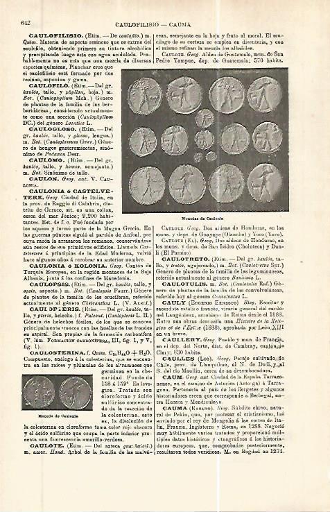 LAMINA ESPASA 32455: Monedas de Caulonia