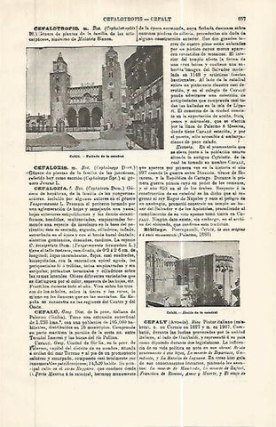 LAMINA ESPASA 32447: Catedral de Cefalu, Italia