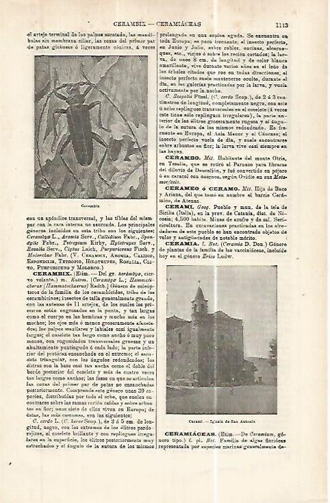 LAMINA ESPASA 32495:Iglesia de San Antonio en Cerami, Italia