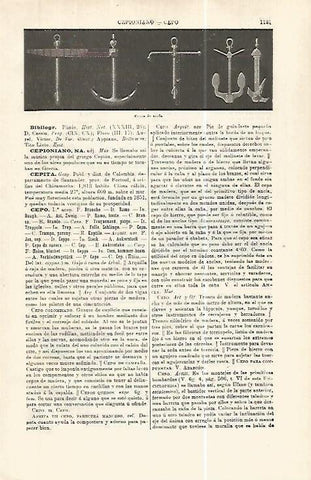LAMINA ESPASA 32494: Cepos de ancla