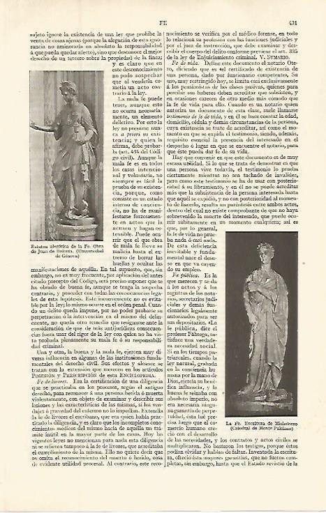 LAMINA ESPASA 32622: Estatuas alegoricas de la fe