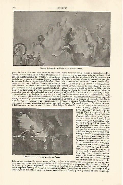 LAMINA ESPASA 32657:Alegoria de la musica y el baile, por A. Ferrault