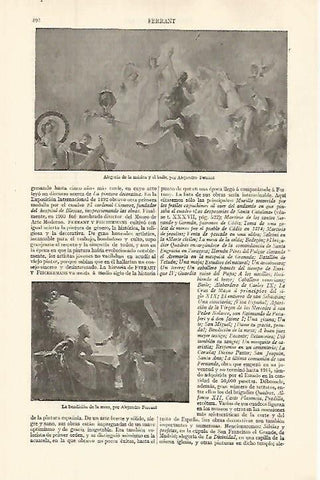LAMINA ESPASA 32657:Alegoria de la musica y el baile, por A. Ferrault
