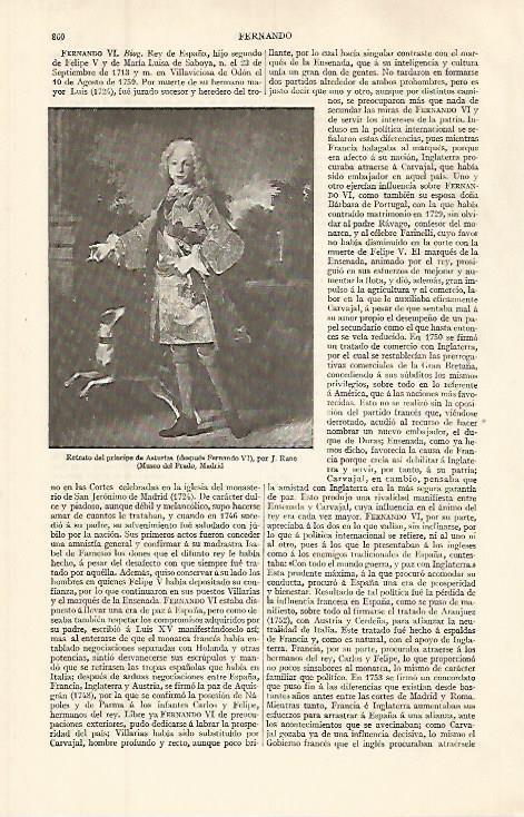 LAMINA ESPASA 32655: Retrato del principe de Asturias, por J. Rane