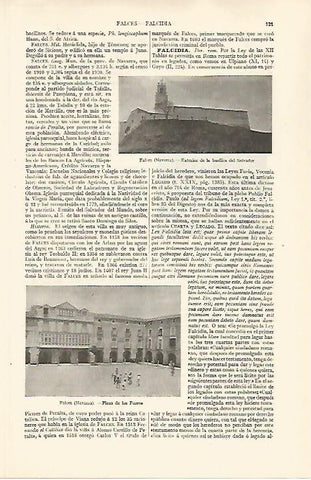 LAMINA ESPASA 32583: Basilica del Salvador en Falces, Navarra