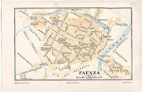 LAMINA ESPASA 32576: Plano de Faenza