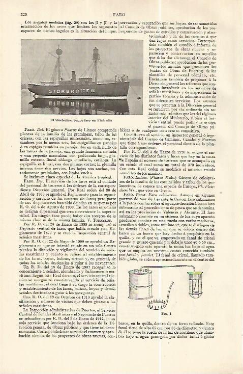 LAMINA ESPASA 32609: El Storbrotten, buque faro de Finlandia
