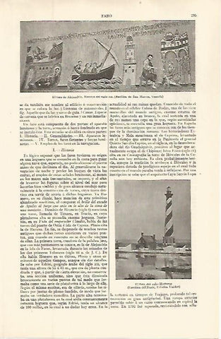 LAMINA ESPASA 32602: El faro de Alejandria, mosaico en Venecia