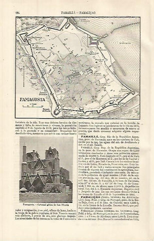 LAMINA ESPASA 32594: Plano de Famagusta