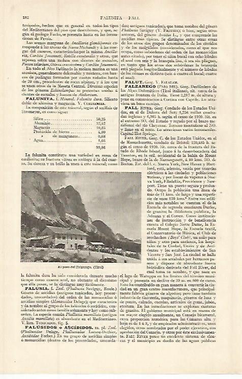 LAMINA ESPASA 32592: El paso del Falzarego en el Tirol