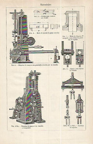 LAMINA ESPASA 32286: Maquina de ensayos