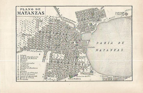LAMINA ESPASA 32276: Plano de Matanzas