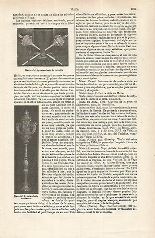 LAMINA ESPASA 32321: Mazas del Ayuntamiento de Alcañiz