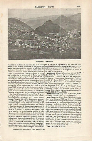 LAMINA ESPASA 32319: Vista general de Mayachoss, Alemania