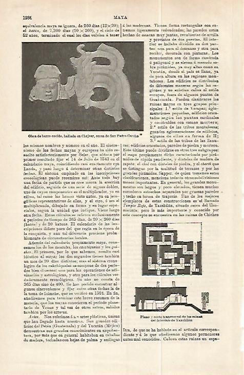 LAMINA ESPASA 32313: Plano de las minas del Laberinto de Yaxchilan