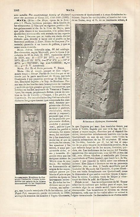 LAMINA ESPASA 32312: Reina maya