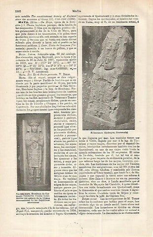 LAMINA ESPASA 32312: Reina maya