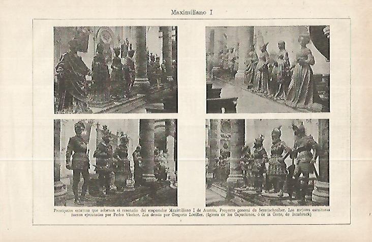 LAMINA ESPASA 32308: Cenotafio de Maximiliano I de Austria