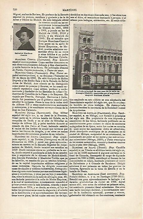 LAMINA ESPASA 32226: Casa de la Calle Almagro de Madrid