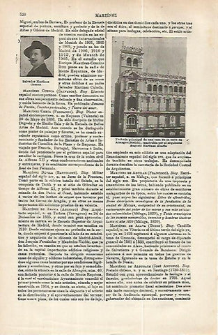 LAMINA ESPASA 32226: Casa de la Calle Almagro de Madrid