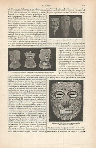 LAMINA ESPASA 32246: Mascaras japonesas