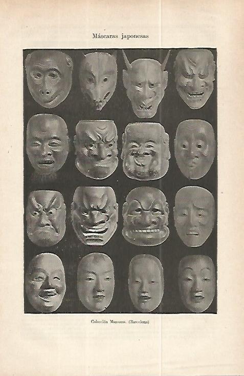 LAMINA ESPASA 32245: Mascaras de Japon
