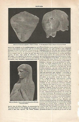 LAMINA ESPASA 32244: Mascaras de momia de Egipto