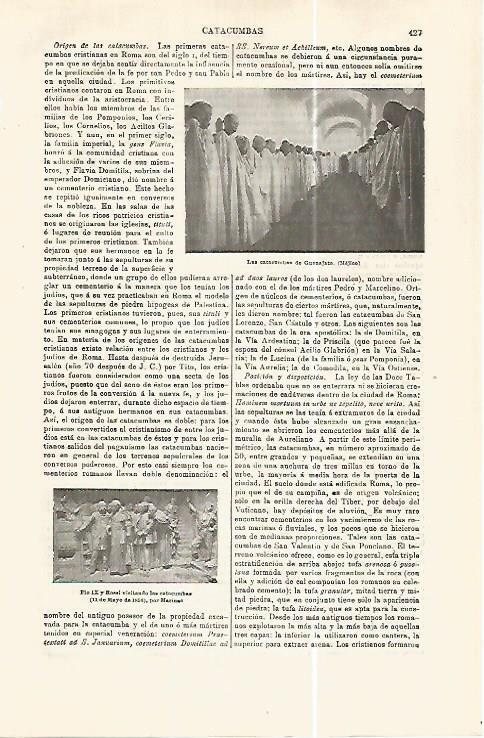 LAMINA ESPASA 32397: Catacumbas de Guanajato en Mexico