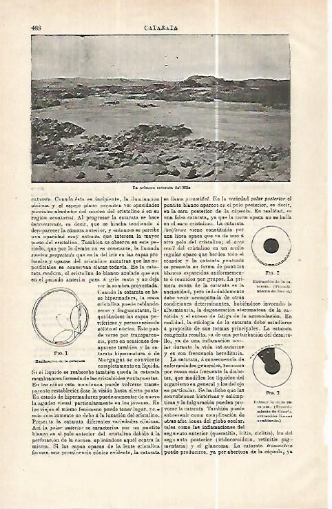 LAMINA ESPASA 32410: La primera catarata del Nilo